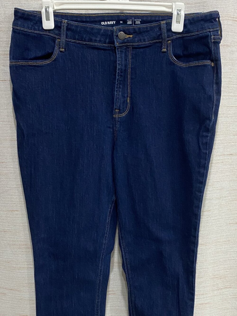 Old Navy Skinny Jeans Dark Blue 14 Womens (251)